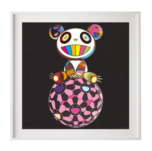BLACKPINK X Takashi Murakami Pandakashi Print (Black) di Takashi Murakami, Stampa in vendita su Singulart