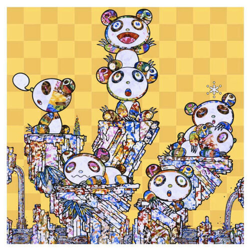 Panda cubs pandas par Takashi Murakami, Édition en vente sur Singulart