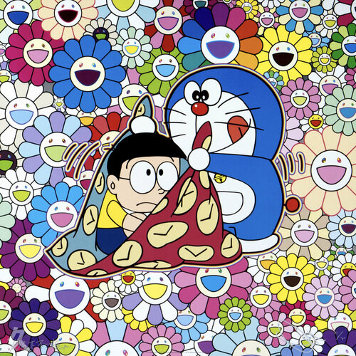 TIME WRAP SCARF par Takashi Murakami, Édition en vente sur Singulart