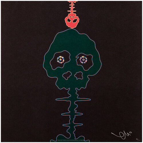 Time Bokan - Black and Moss Green par Takashi Murakami, Édition en vente sur Singulart