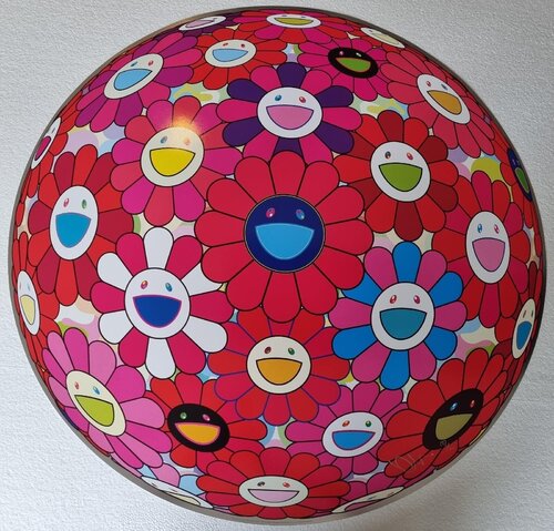 Flowerball (3D) Red , Pink , Blue par Takashi Murakami, Édition en vente sur Singulart
