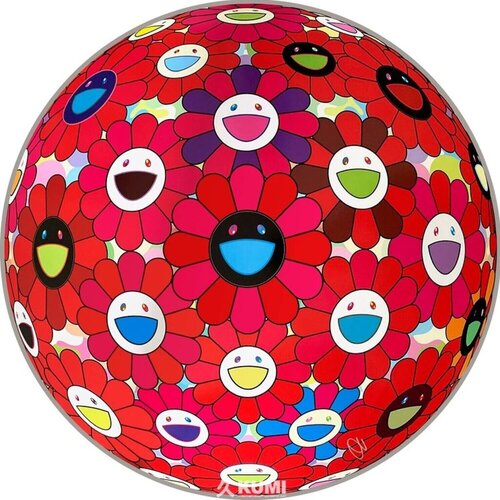 Flower Ball Burning Blood van Takashi Murakami, Afdruk te koop op Singulart