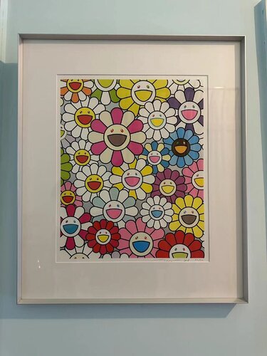 A little Flower Painting: Pink, Purple, and Many Other Colors van Takashi Murakami, Afdruk te koop op Singulart