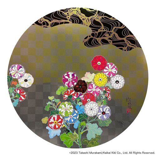 Korin Flowers and Water van Takashi Murakami, Afdruk te koop op Singulart