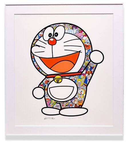 Doraemon, Hip Hip Hurrah! van Takashi Murakami, Afdruk te koop op Singulart