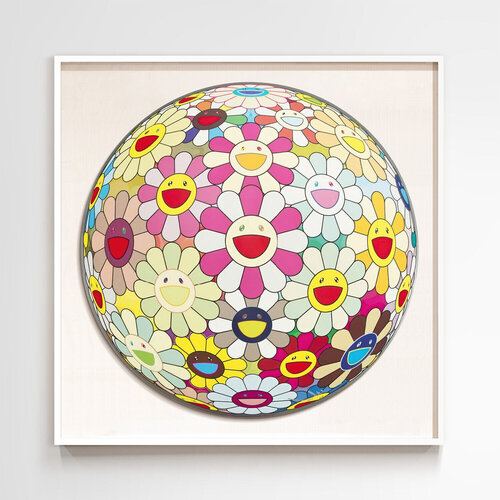 Flower Ball Margaret (3D) van Takashi Murakami, Schilderij te koop op Singulart