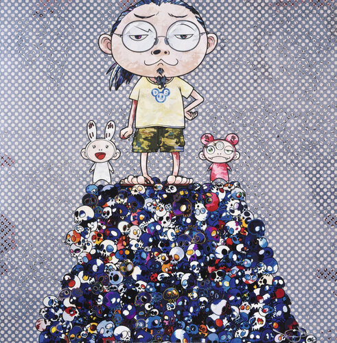 Kaikai Kiki & Me: On the Blue Mound of the Dead van Takashi Murakami, Afdruk te koop op Singulart
