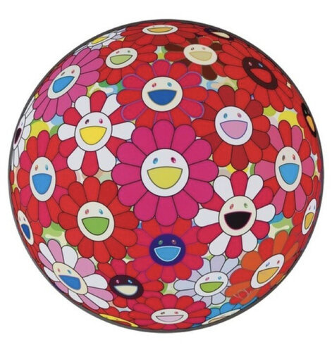 Flower ball (3D) - Comprehending the 51st dimension van Takashi Murakami, Afdruk te koop op Singulart