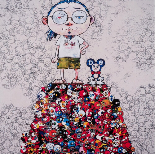 DOB & Me: On the Red Mound of the Dead van Takashi Murakami, Afdruk te koop op Singulart
