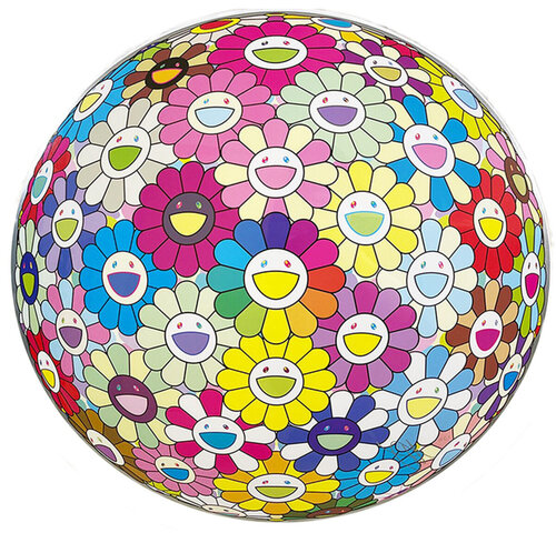 Burying My Face in the Field of Flower van Takashi Murakami, Afdruk te koop op Singulart