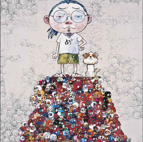 Pom & Me: On the Red Mound of the Dead van Takashi Murakami, Afdruk te koop op Singulart