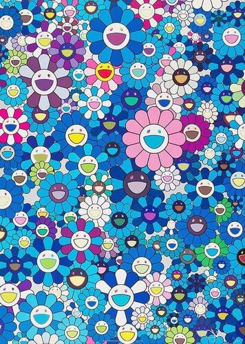 An Homage to IKB 1957 B di Takashi Murakami, Stampa in vendita su Singulart