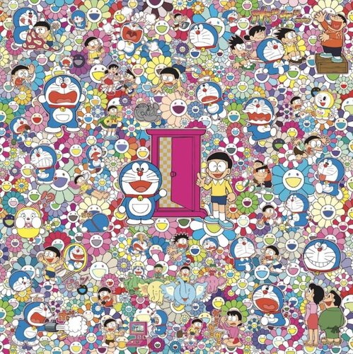 Many things await beyond anywhere door di Takashi Murakami, Stampa in vendita su Singulart