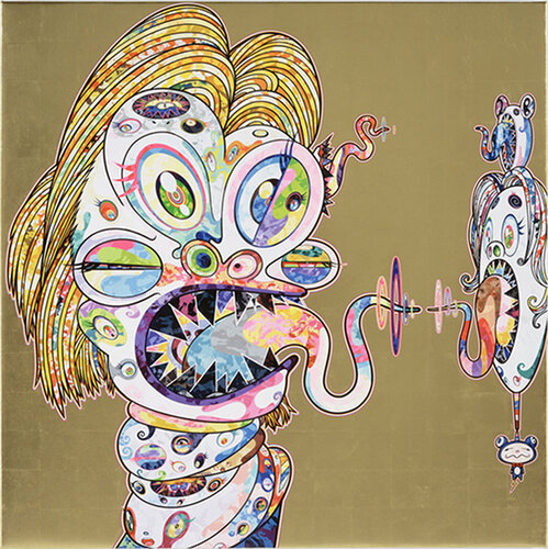 Homage to Francis Bacon, Study for Head of Isabel Rawsthorne par Takashi Murakami, Édition en vente sur Singulart