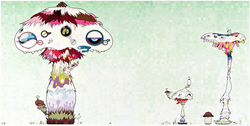 Hypha will cover the world, little by little van Takashi Murakami, Afdruk te koop op Singulart