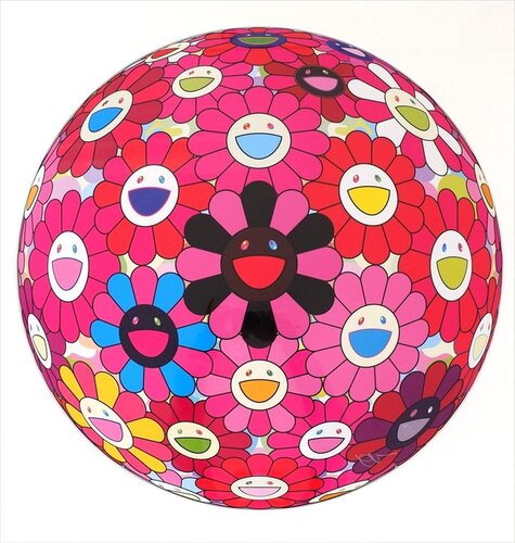 Flower Ball (3D): There is Nothing Eternal in this World. That is Why You are Beautiful di Takashi Murakami, Stampa in vendita su Singulart