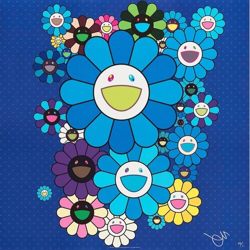 Blue Velvet di Takashi Murakami, Stampa in vendita su Singulart
