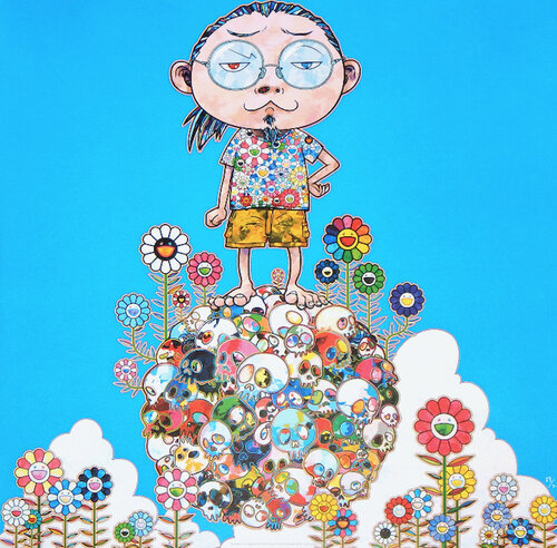 Me Among the Supernatural di Takashi Murakami, Stampa in vendita su Singulart