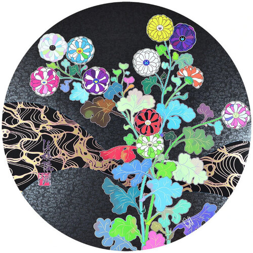 Kansei Wildflowers Glowing in the Night di Takashi Murakami, Stampa in vendita su Singulart