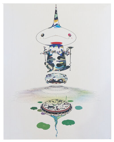 Reversed Doubled Helix di Takashi Murakami, Stampa in vendita su Singulart