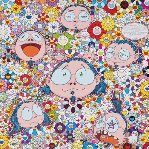 The Artist's Agony and Ecstasy di Takashi Murakami, Stampa in vendita su Singulart