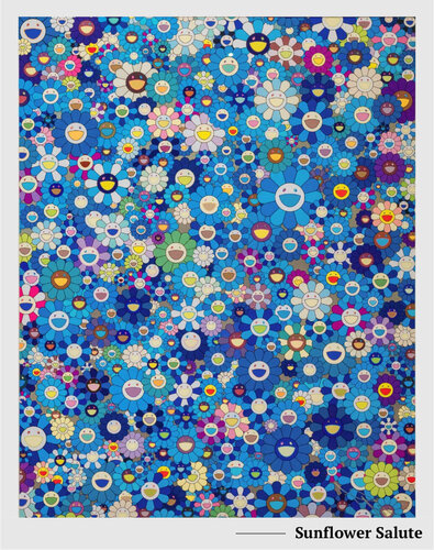An Homage to IKB 1957 di Takashi Murakami, Stampa in vendita su Singulart