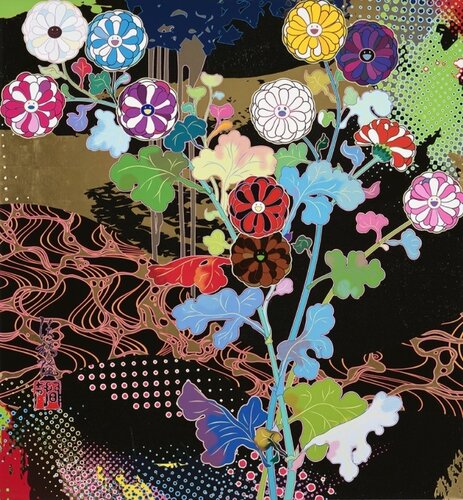 Korin: Courtly Elegance di Takashi Murakami, Stampa in vendita su Singulart
