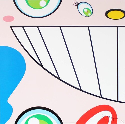 Untitled VII from We Are the Square Jocular Clan di Takashi Murakami, Stampa in vendita su Singulart