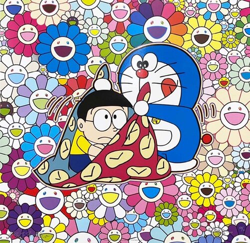 Time Warp Scarf di Takashi Murakami, Stampa in vendita su Singulart