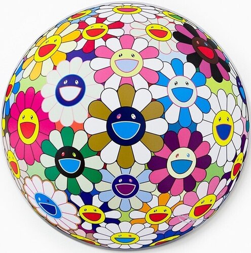 Flower Ball (3D) Autumn di Takashi Murakami, Stampa in vendita su Singulart