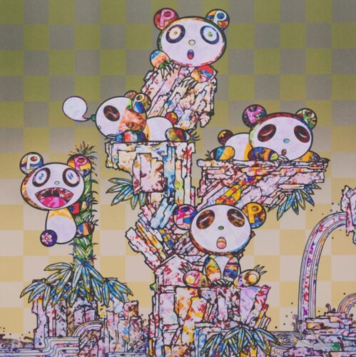 Panda Cubs 2 van Takashi Murakami, Afdruk te koop op Singulart