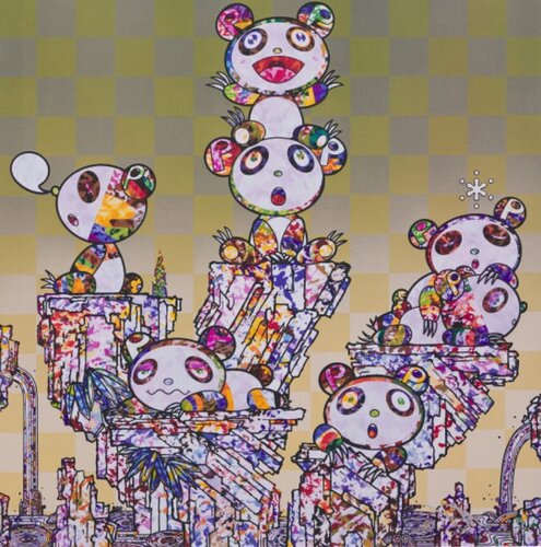Panda Cubs 3 di Takashi Murakami, Stampa in vendita su Singulart