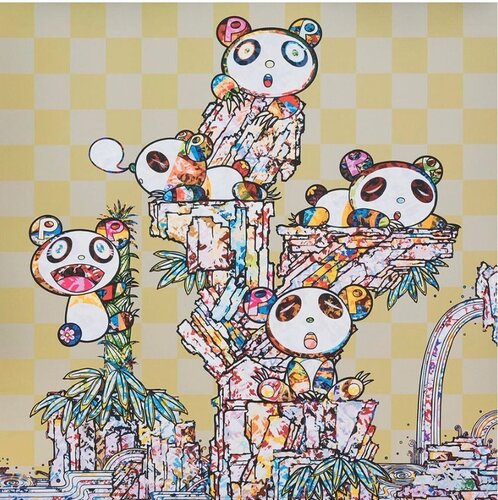 Panda Cubs Pandas van Takashi Murakami, Afdruk te koop op Singulart