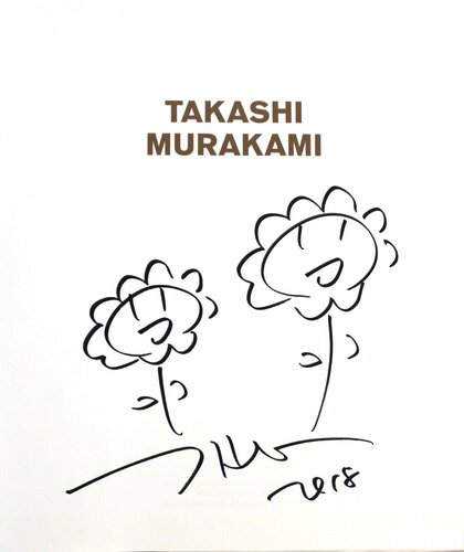 Double Flowers drawing van Takashi Murakami, Werk op papier te koop op Singulart