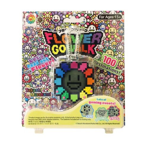Flower Go Walk Game Black/Rainbow van Takashi Murakami, Andere media te koop op Singulart