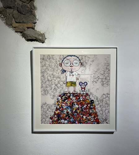 Dob & Me: On The Red Mound Of The Dead van Takashi Murakami, Afdruk te koop op Singulart