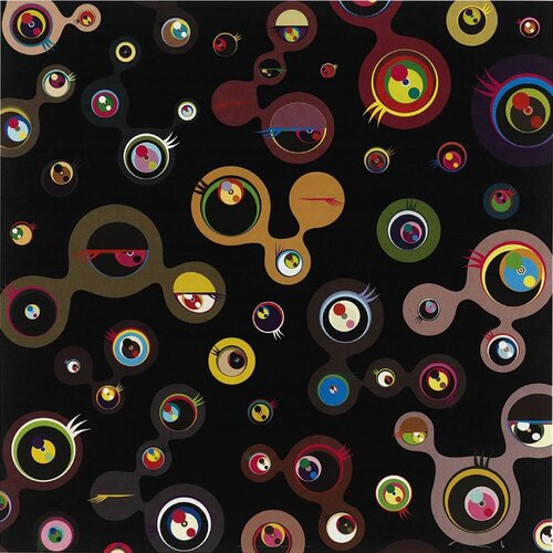 Murakami- Jellyfish Eyes Black 4 van Takashi Murakami, Afdruk te koop op Singulart