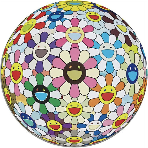 Flower Ball Cosmos 3D van Takashi Murakami, Afdruk te koop op Singulart