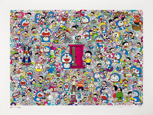 Anywhere Door (Dokodemo Door): Life From Here On van Takashi Murakami, Afdruk te koop op Singulart