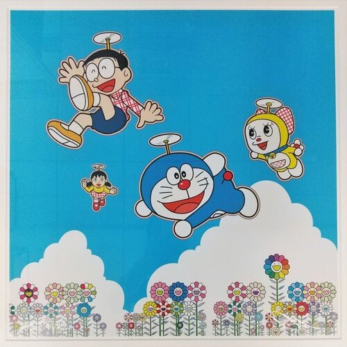 Doraemon: So Much Fun, Under the Blue Sky van Takashi Murakami, Afdruk te koop op Singulart