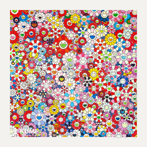 Shangri La Silkscreen Pink van Takashi Murakami, Afdruk te koop op Singulart