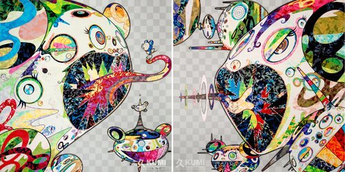 Homage to Francis Bacon Set of Two van Takashi Murakami, Afdruk te koop op Singulart