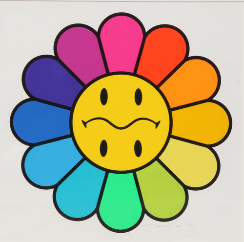 Rainbow Smiley van Takashi Murakami, Afdruk te koop op Singulart
