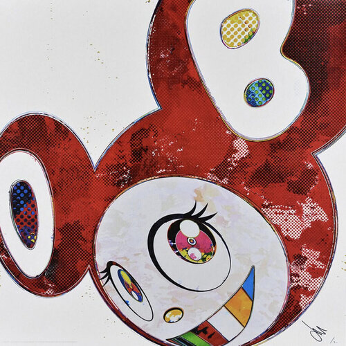 And Then × 6 (Red: The Superflat Method) van Takashi Murakami, Afdruk te koop op Singulart