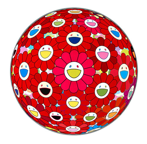 Thinking Matter (Red) van Takashi Murakami, Afdruk te koop op Singulart