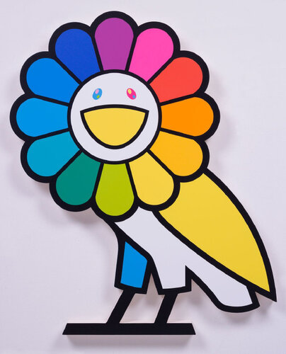 UNTITLED (MURAKAMI x OVO OWL) van Takashi Murakami, Schilderij te koop op Singulart