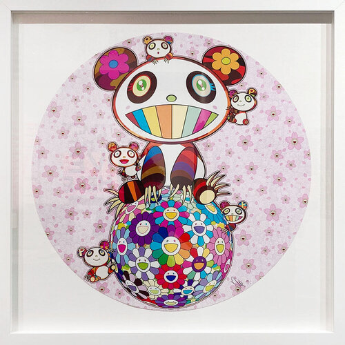 Cherry Blossoms and Pandas van Takashi Murakami, Afdruk te koop op Singulart