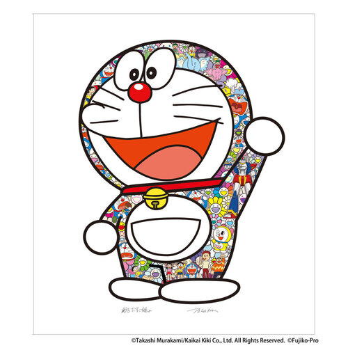 Doraemon, Hip Hip Hurrah! (ED 300) van Takashi Murakami, Afdruk te koop op Singulart
