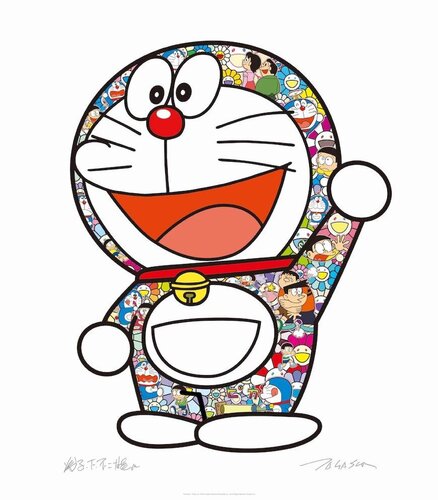 Doraemon, Thank you (ED 1000) van Takashi Murakami, Afdruk te koop op Singulart