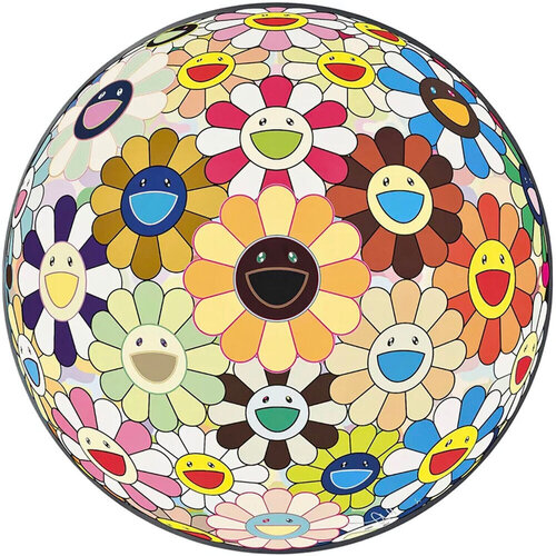 Flower Ball (3D) Sunflower van Takashi Murakami, Afdruk te koop op Singulart